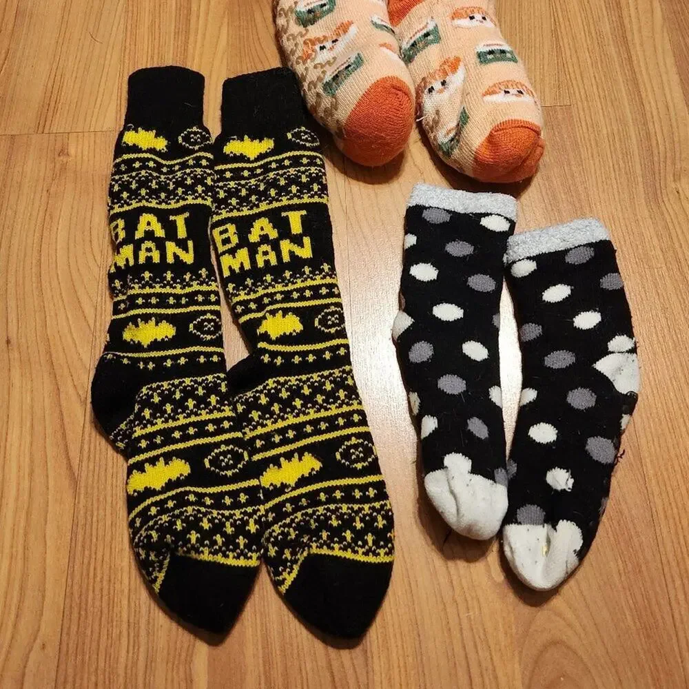 BarmanWinter Lounge Socks || Set of 3 kids Large